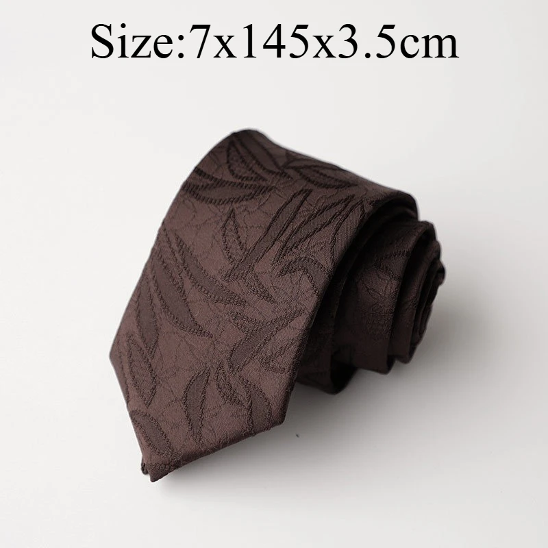 Professional Formal Necktie, Vintage Color with Subtle Pattern, Light Luxury Style Suit Accessory for Business Banquet Wedding