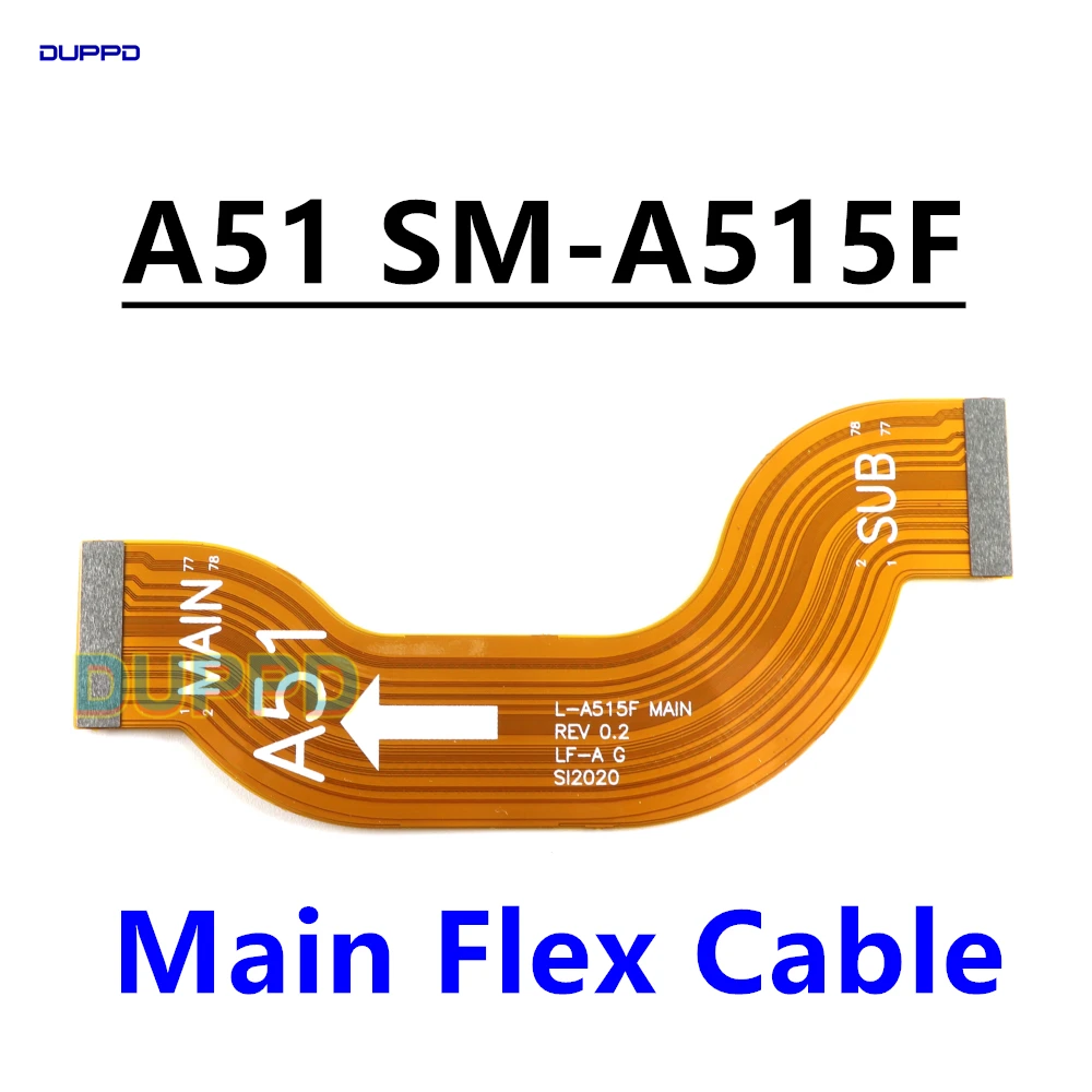 USB Charging Dock Port Board Main Motherboard Flex Cable For Samsung Galaxy A51 A515 A515F Earpiece Ear Speaker Loudspeaker