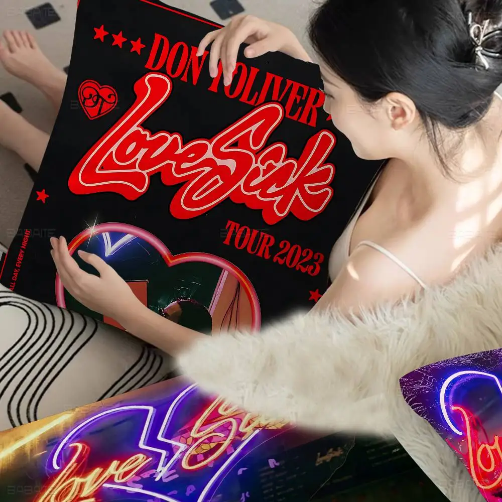 

Hip Hop Singer Don Toliver Love Sick Pillow Anime Pillow Sofa Bed Head Pillow Cover Cushion Cover 45x45 Cm Fashion