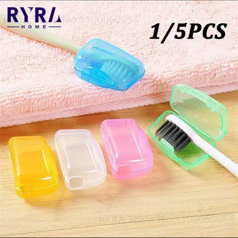 Portable Toothbrush Head Protective Cover Dustproof Head Cover Toothbrush Head Protective Case Travel Tooth Storage For Camping