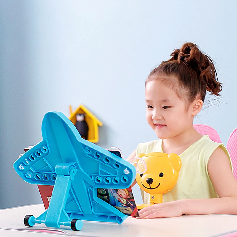 Portable Reading Bookends Adjustable Bookend Stand Holder Reading Rack Multi-purpose Book Brackets Mobile Phone Tablets Holders