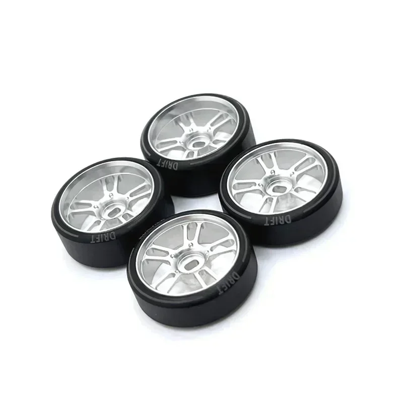 27Mm Drift Tire Tyre Metal Wheel Rim For Wltoys 284131 K969 K979 K989 P929 Kyosho Mini-Z 1/28 RC Car Upgrades Parts