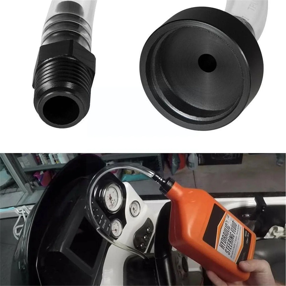 Nieuwe vulbuisset voor Seastar hydraulische stuursystemen, brugbuisset voor olievulslangen, vulset voor bootontluchtingsset