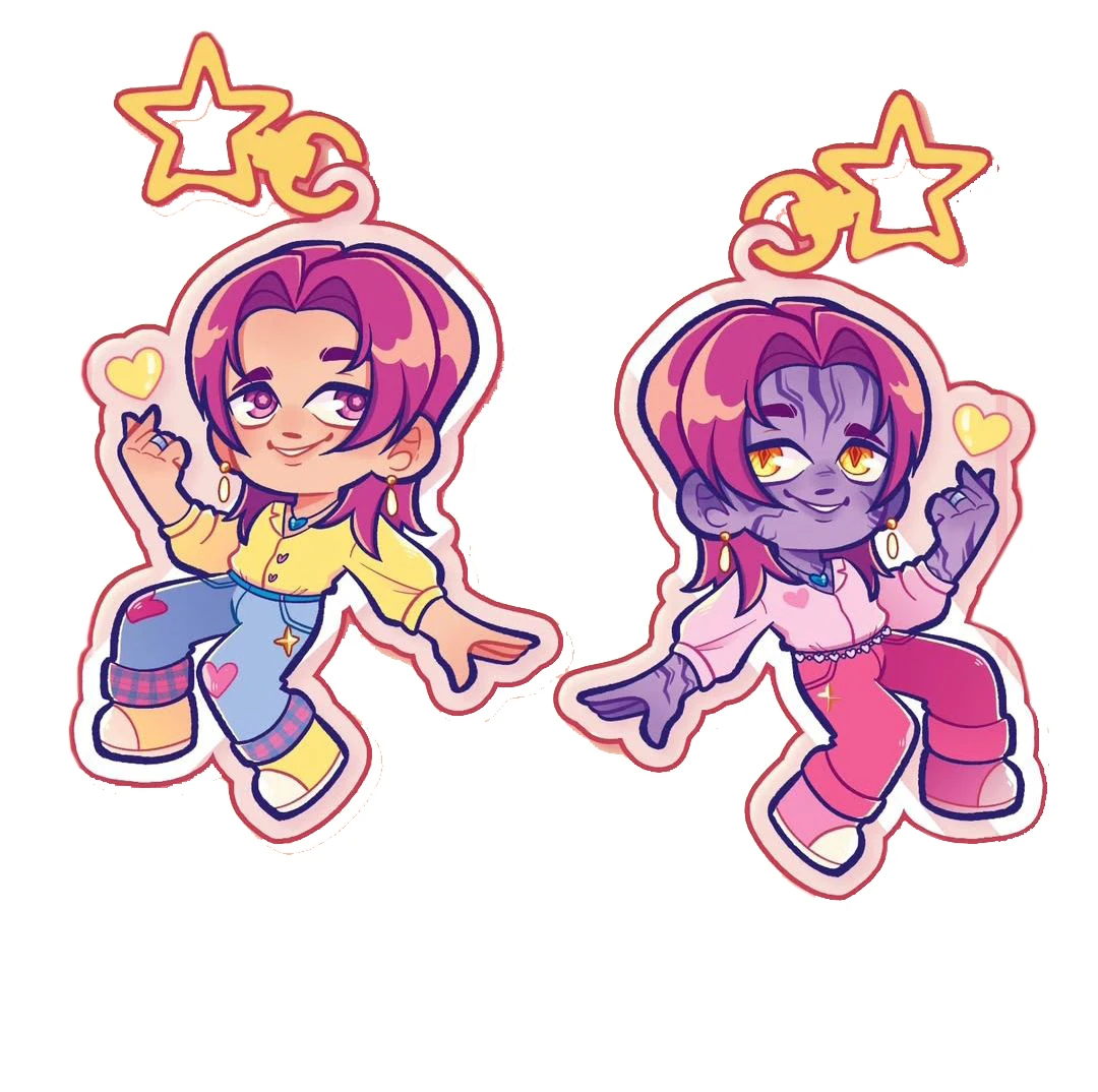 데몬 헌터즈 인기 K팝 TV 아크릴 양면 키체인 헌트-X 미라 루미 조이 아크릴 키체인 백팩 펜던트 팬 선물