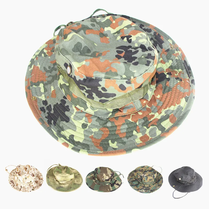 

Unisex Hunting Bucket Hats Camouflage Bob Camo Bonnie Hat Outdoor Traveling Mountain Climbing Hiking Fishing Hat