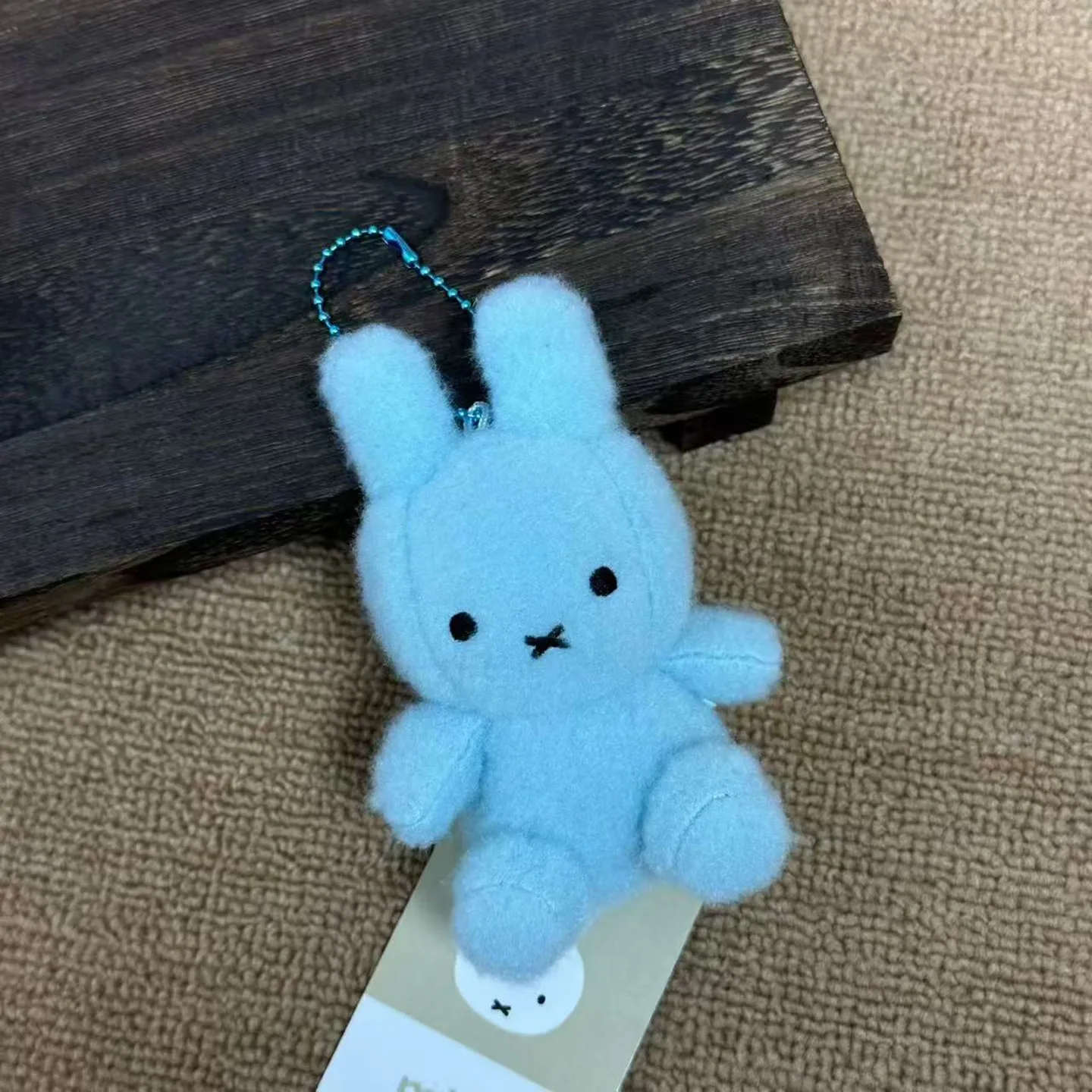 Kawaii Miffy Grid Doll Pendant Backpack Charm