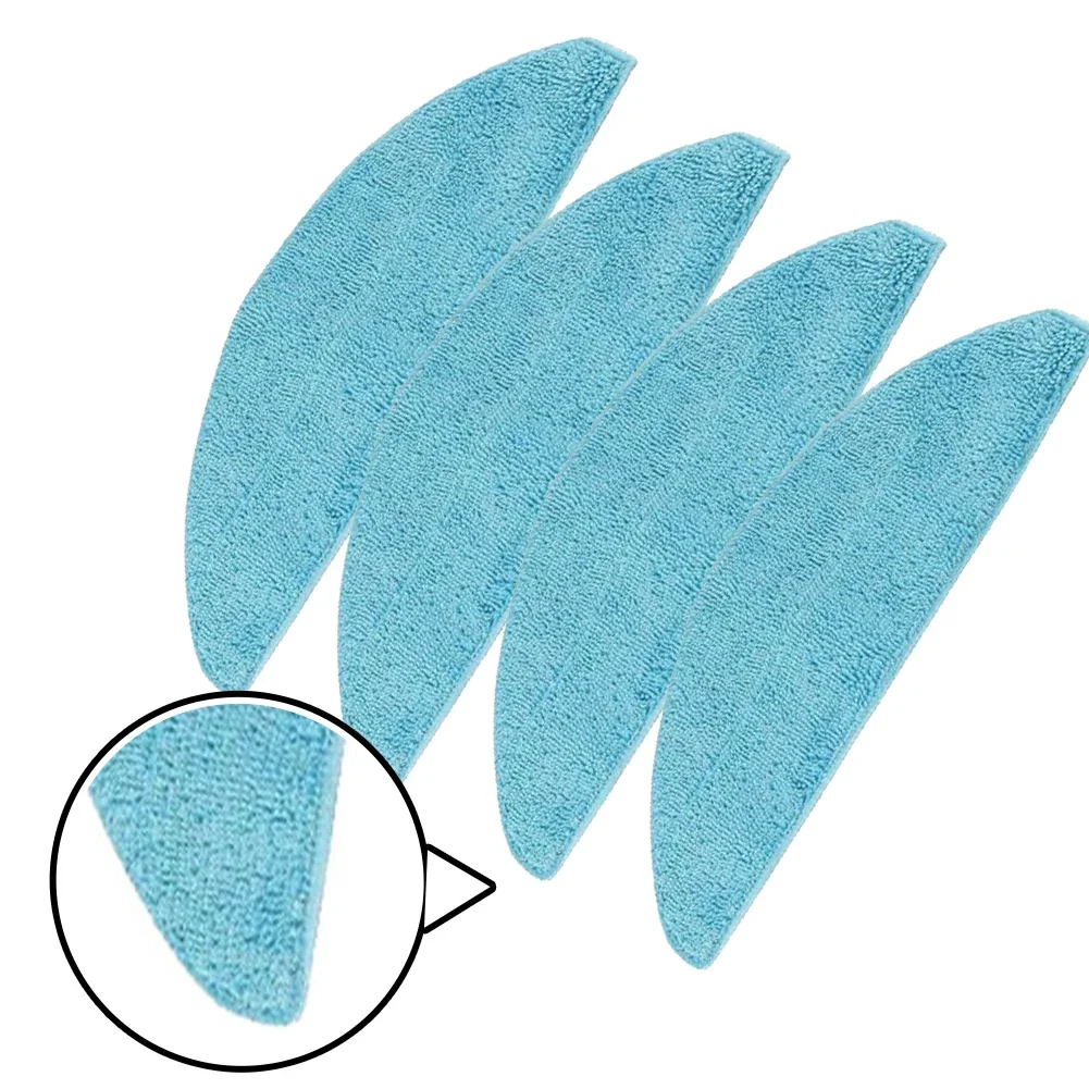 Microfiber Pad Mop Cloth Kit Home Mopping Number Of Pieces 4 Replacement Mop Cloth For Robot Mop Soft Absorbent
