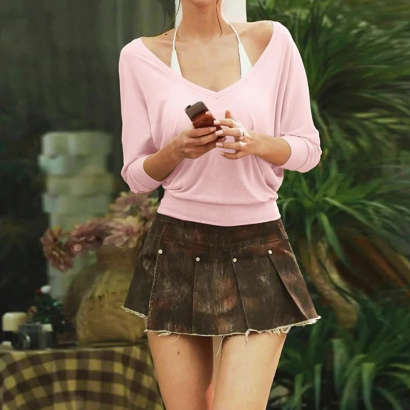 

Women's 2025 Early Autumn New Niche Design Sheer Sun-Protective Waist-Cinching Long Sleeve Top