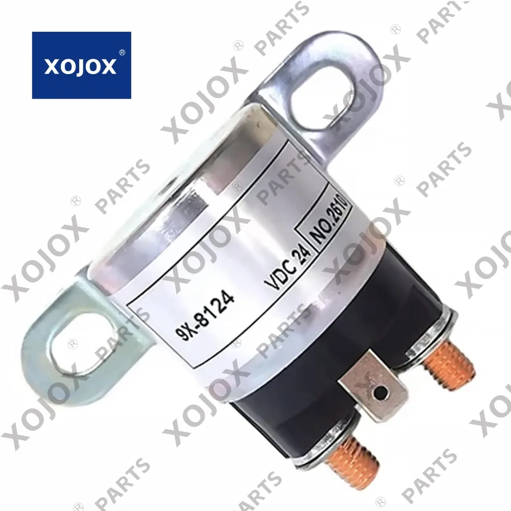 

XOJOX 24V Magnetic Switch Assembly Relay 9X-8124 9X8124 for Caterpillar CAT Excavator E320D 321D 323D 320DGC Engine C6.4 +(Compa