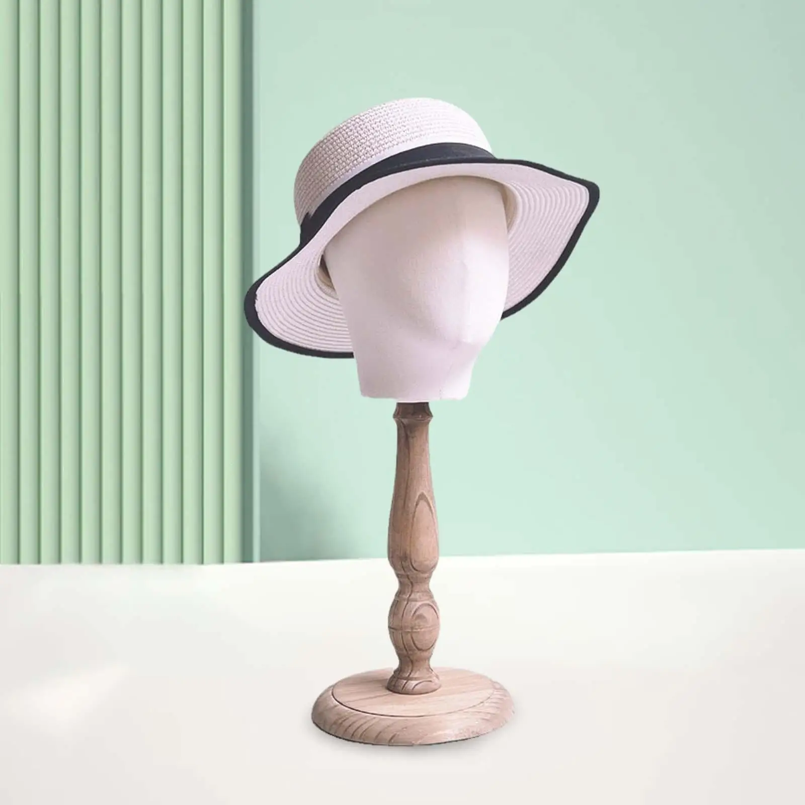 Hat Display Mannequin Head, Hat Display Stand, Barbershop Salon Hat Hairpieces Display Stand for Headdress Jewelry Hats