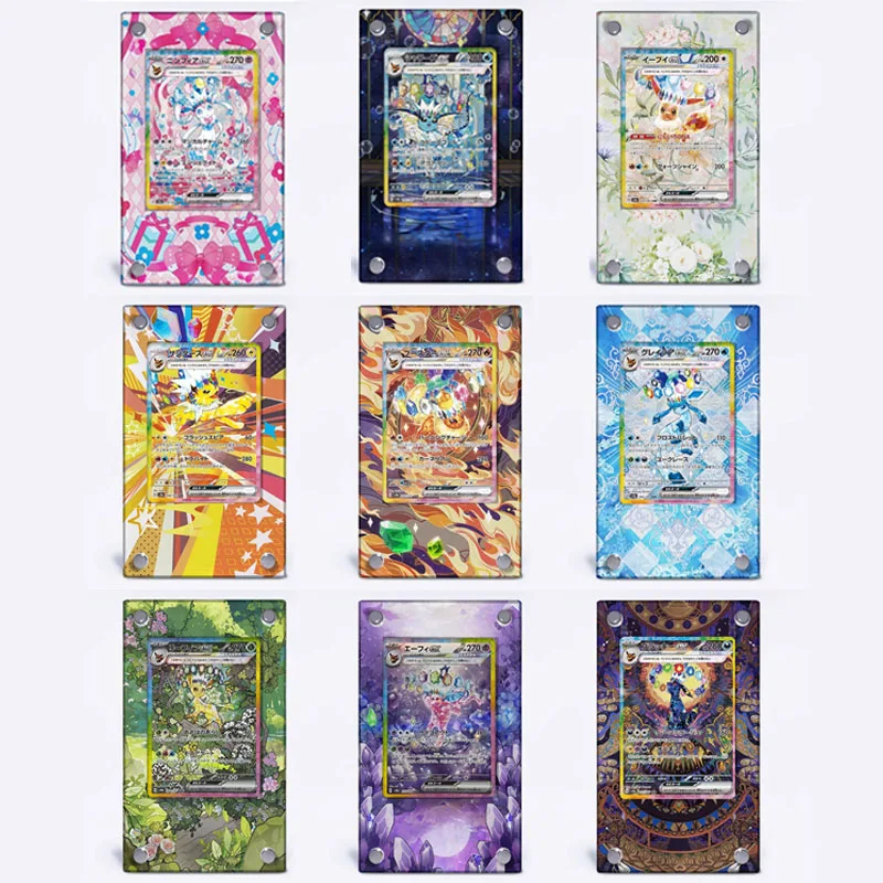 

Pokemon Taijing Eeveen Series Display Rack Eevee Vaporeon Espen Leafeon Umbreon Glaceon Sylveen Card Tiles Do Not Include Cards