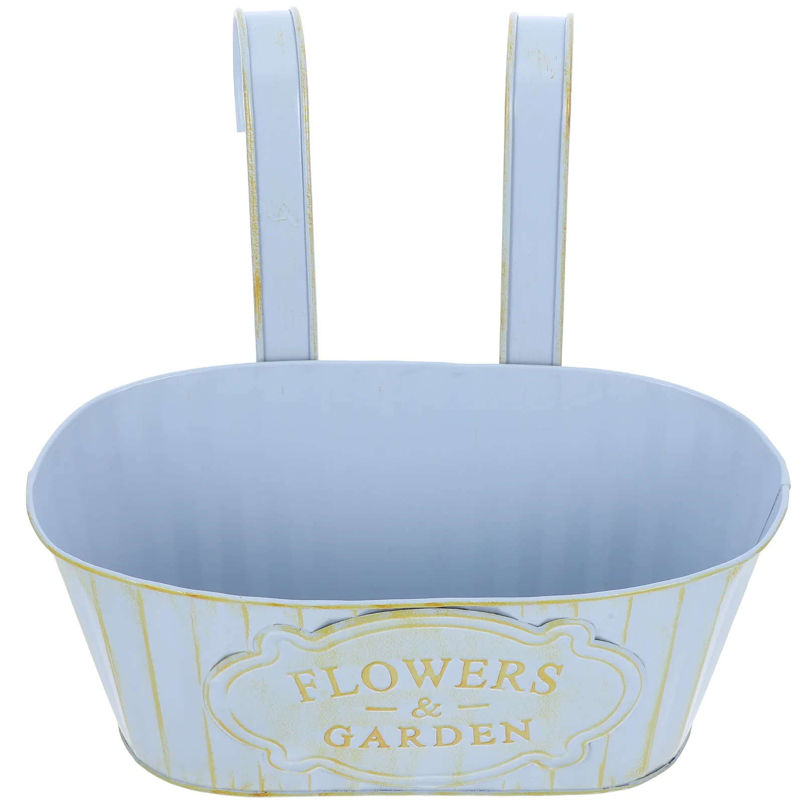 

Wall Mounted Flower Pot Metal Hanging Planter Box For Garden Fence Patio Balcony Outdoor Planters Decorative Flower Bucket