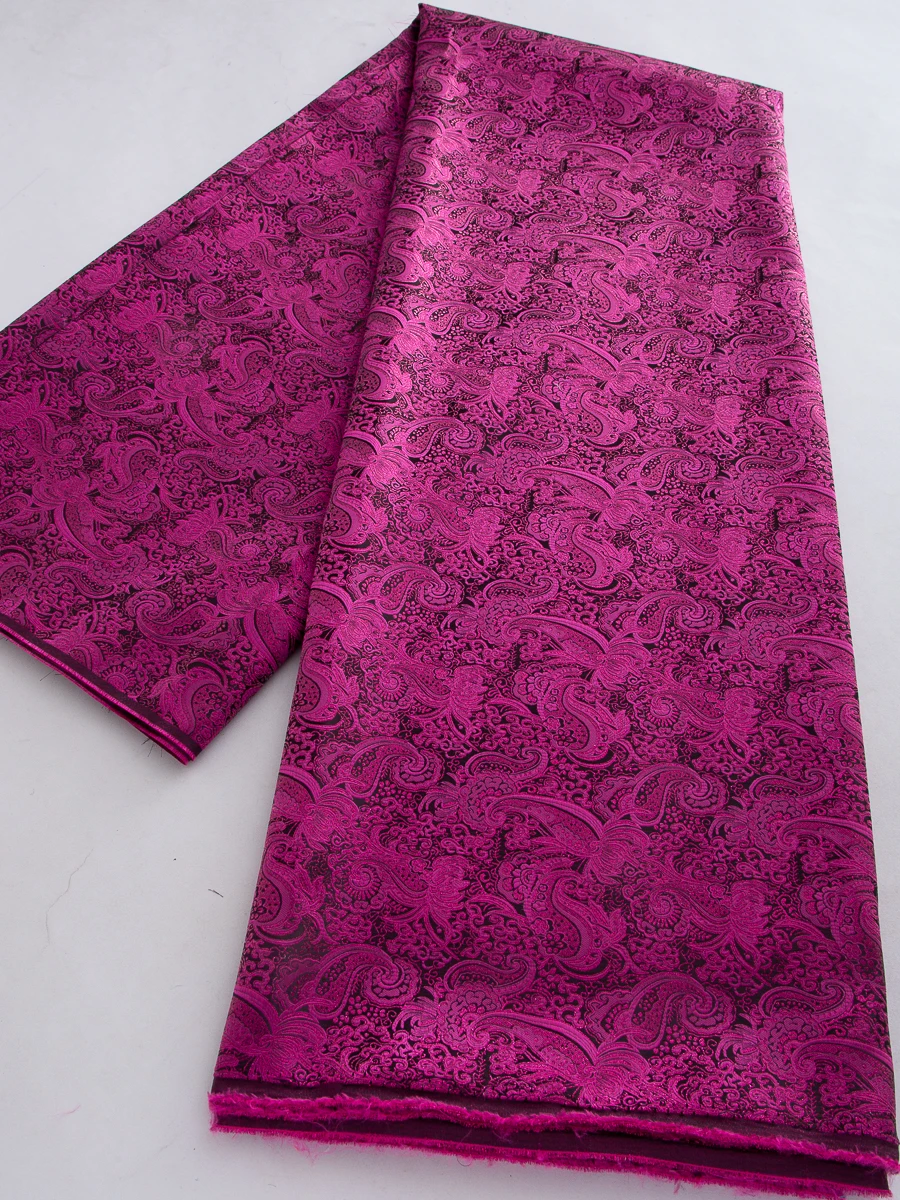 

Африканское дамаское нигерийское жаккардовое кружево, ткань 2026 года, высококачественное нигерийское кружево с вышивкой для вечерних платьев и свадебных нарядов, 5 ярдов