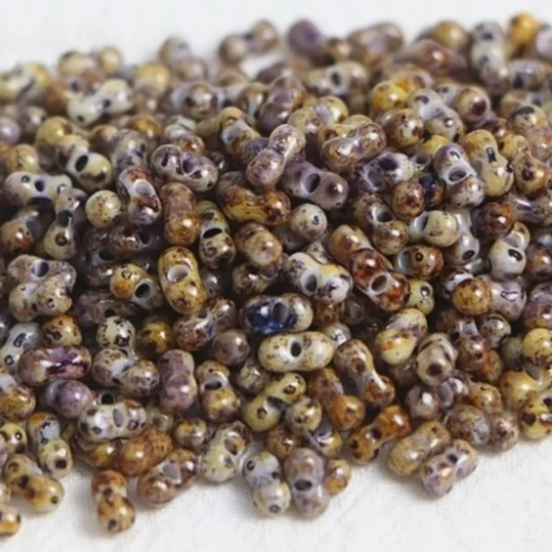 منتج جديد 3x6 مللي متر بيكاسو الفول السوداني حبة حبة فضفاض حبة اليدوية سوار ذاتي الصنع قلادة مجوهرات اكسسوارات المواد