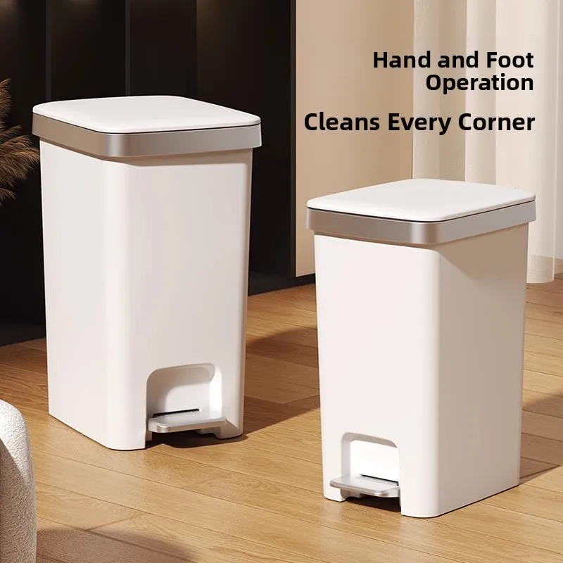 

Large Capaci Pedal Operated Tra Can for Kitchen And Batoom Home Use High Aesthetic Value Suitable for Living Room And B...