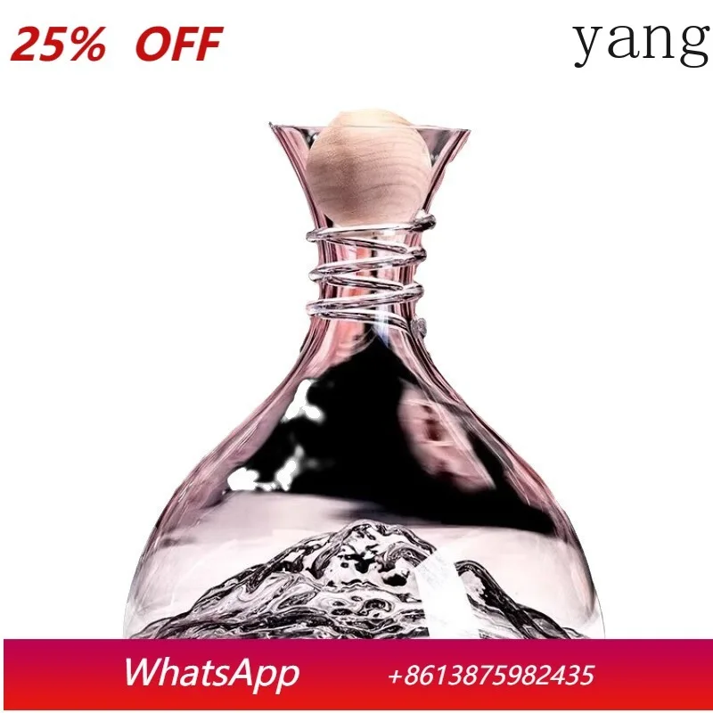 

YJQ high-end light luxury iceberg red wine decanter fast wine dispenser set household