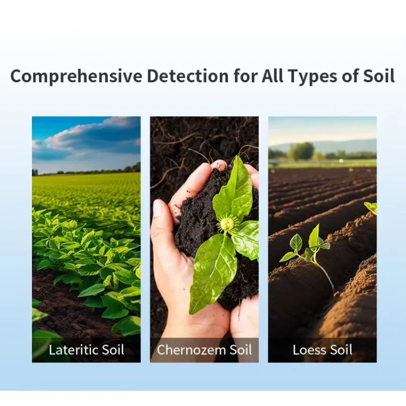 IOT 4G Agricoltura Terreno Digitale Npk Ec Ph Impianto Igrometro Sonda di Umidità Misuratore Sensore Collegamento Telefoni Cellulari Tester del Suolo 5 in 1