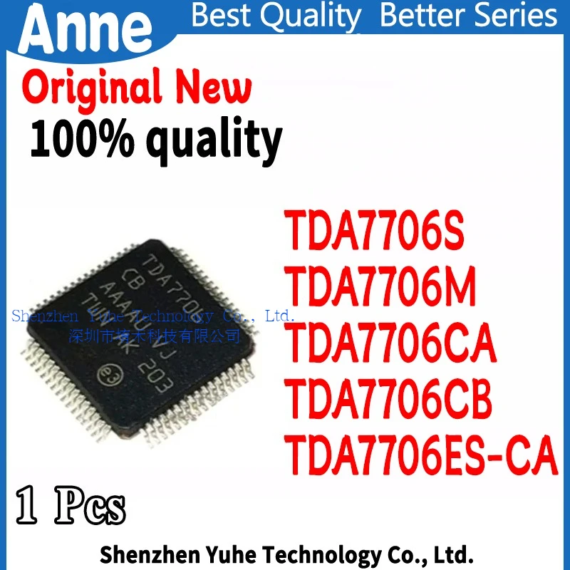 (1piece)100% New TDA7706 TDA7706S TDA7706M TDA7706CA TDA7706CB TDA7706ES-CA QFP-64 Chipset