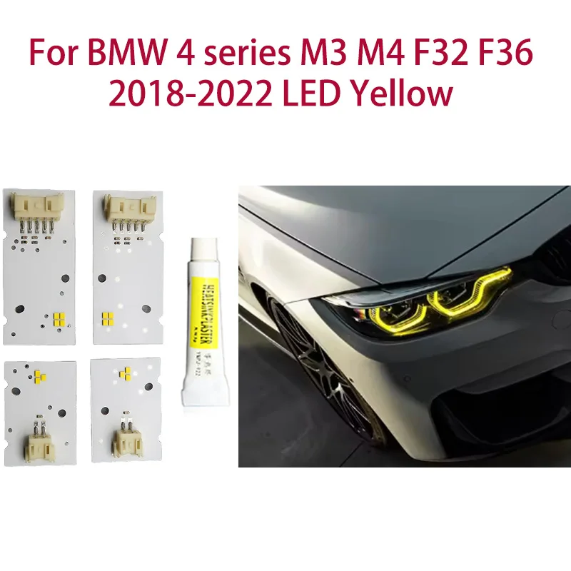 

Lemon Yellow DRL chip Angel Eyes light color modification Car headlights Ballast chip For BMW 4 series M3 M4 F32 F36 LED 18-2022