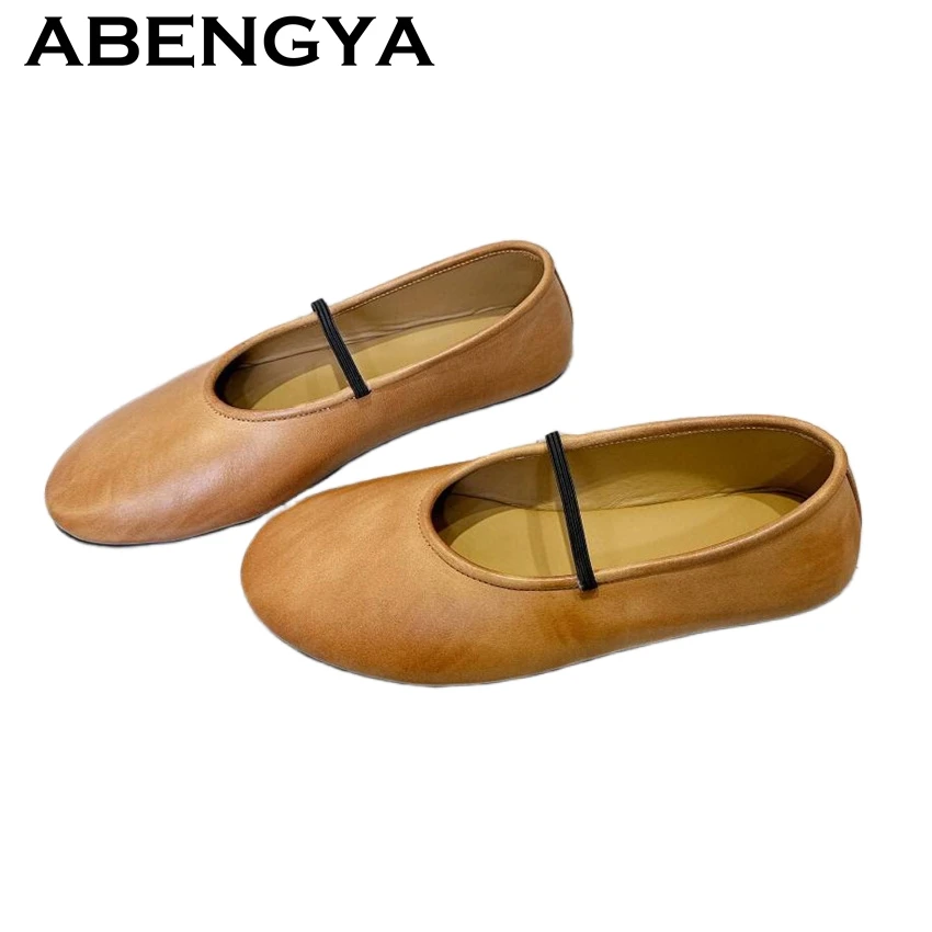 2025-estate-balletto-in-vera-pelle-scarpe-basse-donna-punta-rotonda-mary-janes-scarpe-singole-casual-mocassini-da-passeggio-scarpe-zapatos-mujer