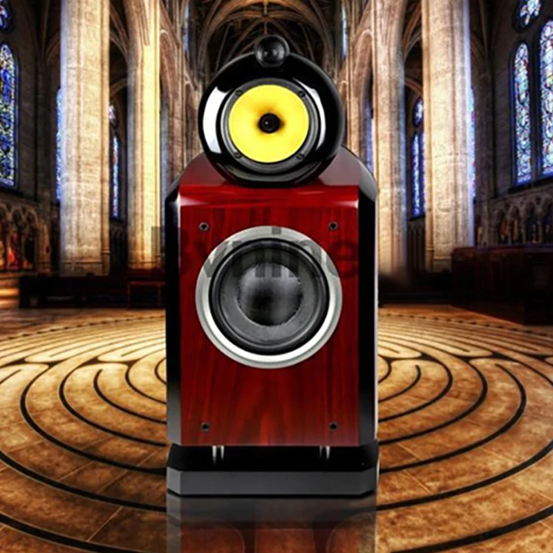 3-Way Audio 8inch Bookshelf Speakers 30-150W HiFi Passive Sound Box 90dB  6ohm Wooden Loudspeaker For Home Theater Studio DJ Use