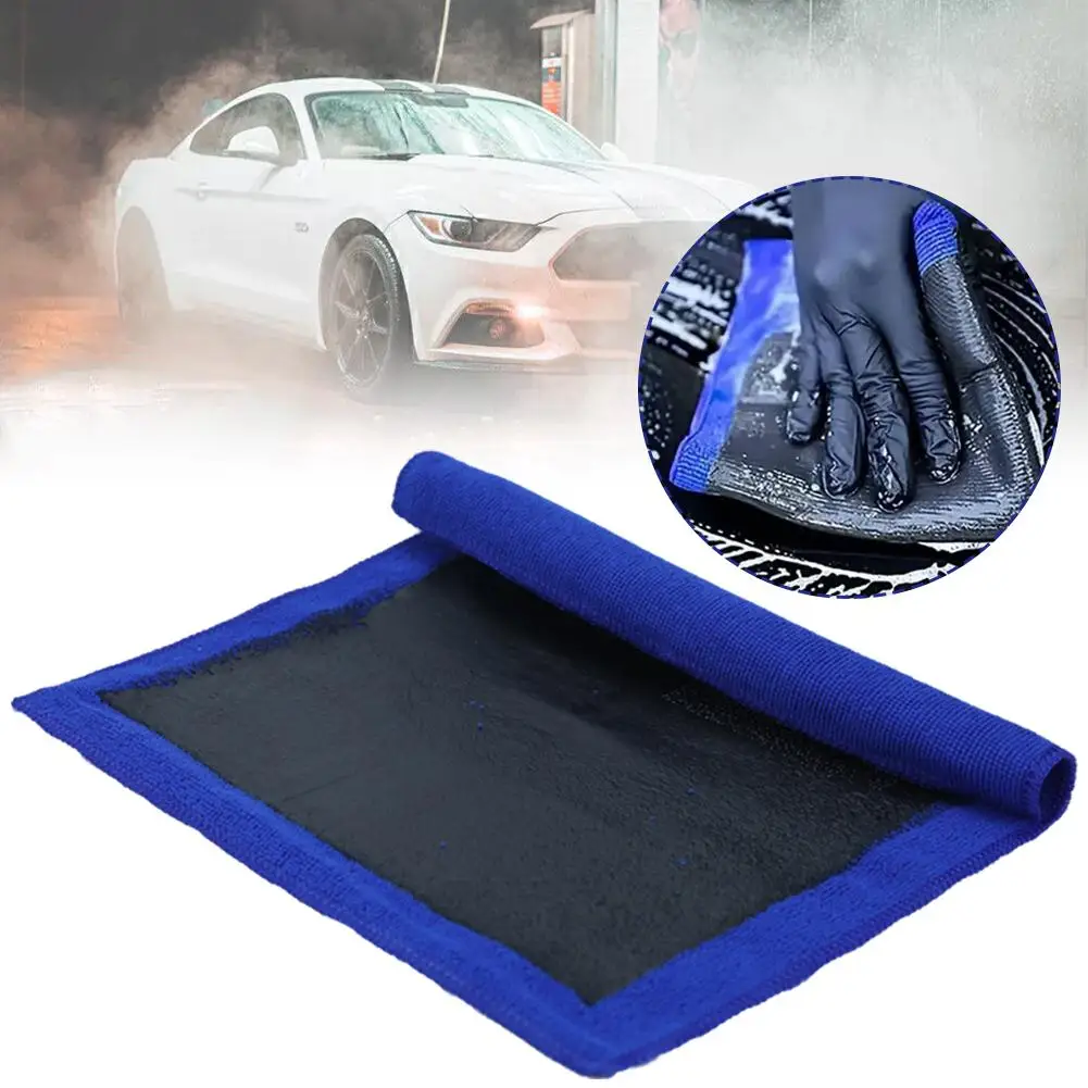 Car Cleaning Towel Magic Clay Cloth Auto Detailing Clay Bar Towel Claying Towel Car Wash Mitt Clay Bar For Car Care Washing C6N9