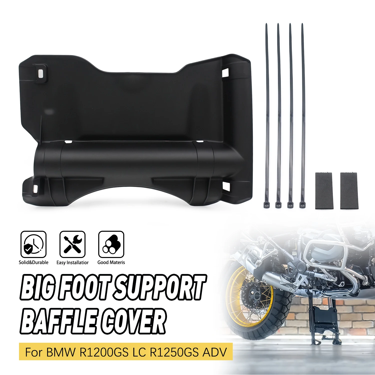 

Motorcycle Large Footrest Baffle Cover Center Stand Plate Replacement For BMW R1250GS R1250 GS Adventure R1200 GS LC Adv R 1200