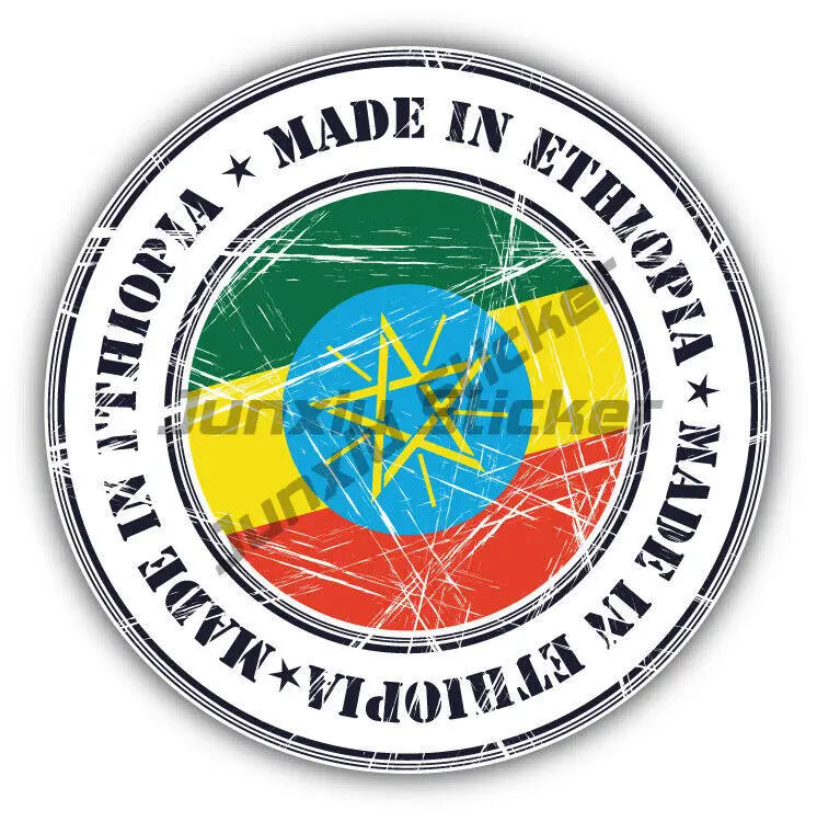 

Ethiopia Flag Vinyl Stickers Ethiopia Gay Rainbow Map Flag Decals Ethiopian Africa Travel Adventure World Location Country Decal