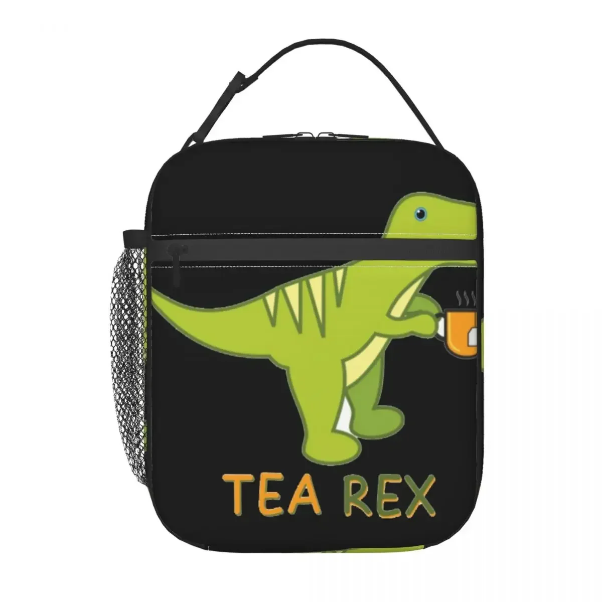 

Insulated Lunch Bag TEA REX Lunch Box Tote Food Handbag