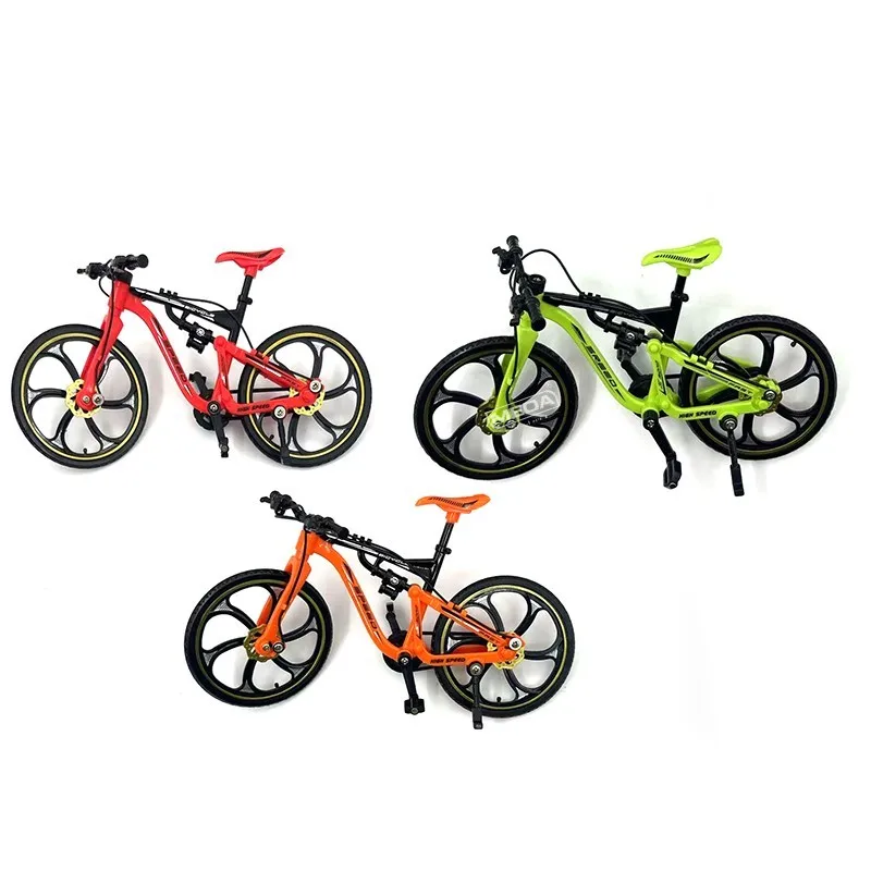 1:8 skala Mini Downhill Mountain Bike zabawka odlewany BMX model roweru palcowego do kolekcji dekoracja stołu prezent urodzinowy dla dzieci