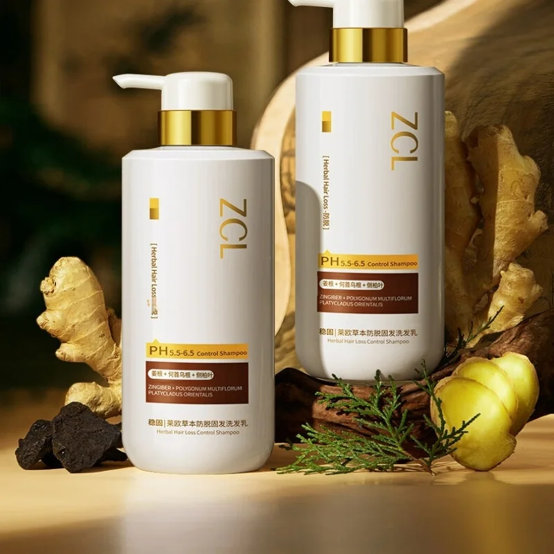 

​​ZCL Ginger, He Shou Wu & Cypress Shampoo - Anti-Hair Loss, Hair Regrowth & Oil Control - Volumizing Dandruff Defense 500ml​
