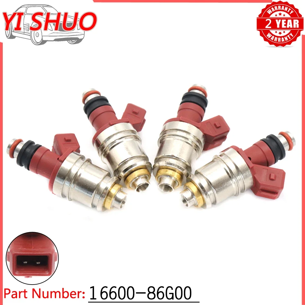 Car Fuel Injectors Nozzle 16600-86G00 For 1990-1995 Nissan Pickup D21 1990-1995 2.4L L4 JS21-1 16600-86G10