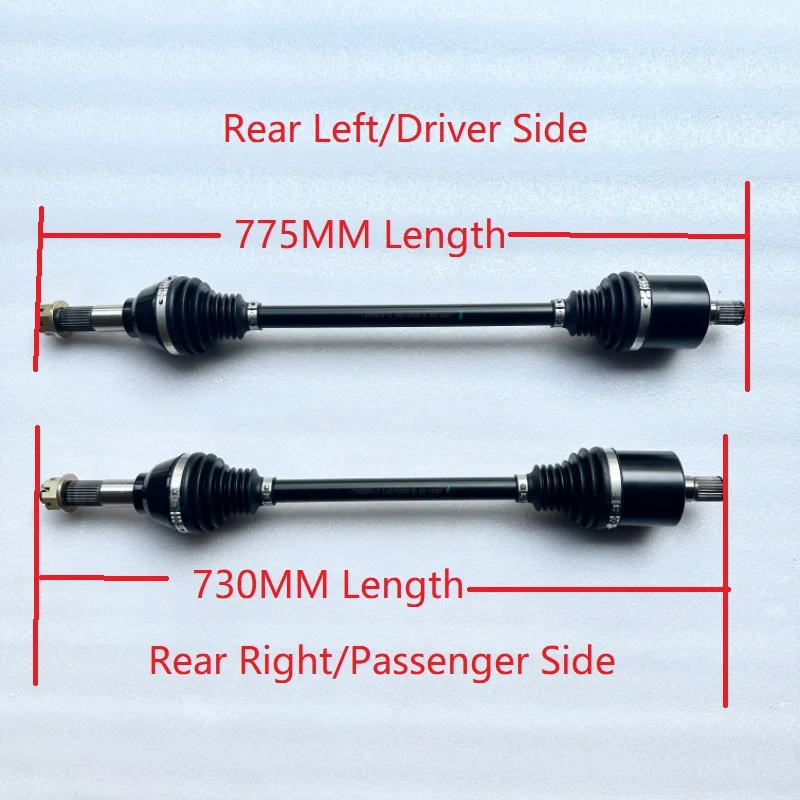 Odes Rear Left and Right CV Axle Drive Shaft for ODES 800 1000 DesertCross UTV Military UTV 16601240000/16601250000