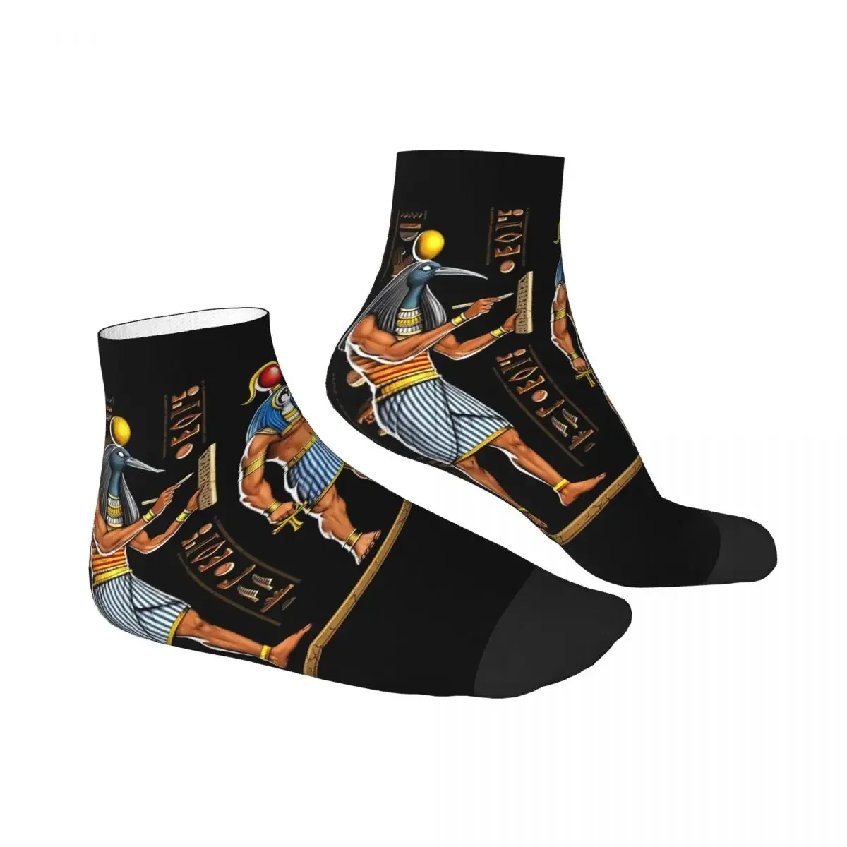 Egyptian Gods And Pharaohs Socks Harajuku Super Soft Stockings All Season Socks Accessories for Man's Woman's Christmas Gifts