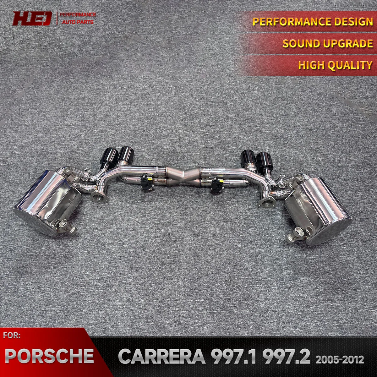 Customized Exhaust Pipes for Porsche 911 Carrera S 997.1/997.2 3.8 Racing Sport Car Muffler Exhaust Catback Exhaust Systems