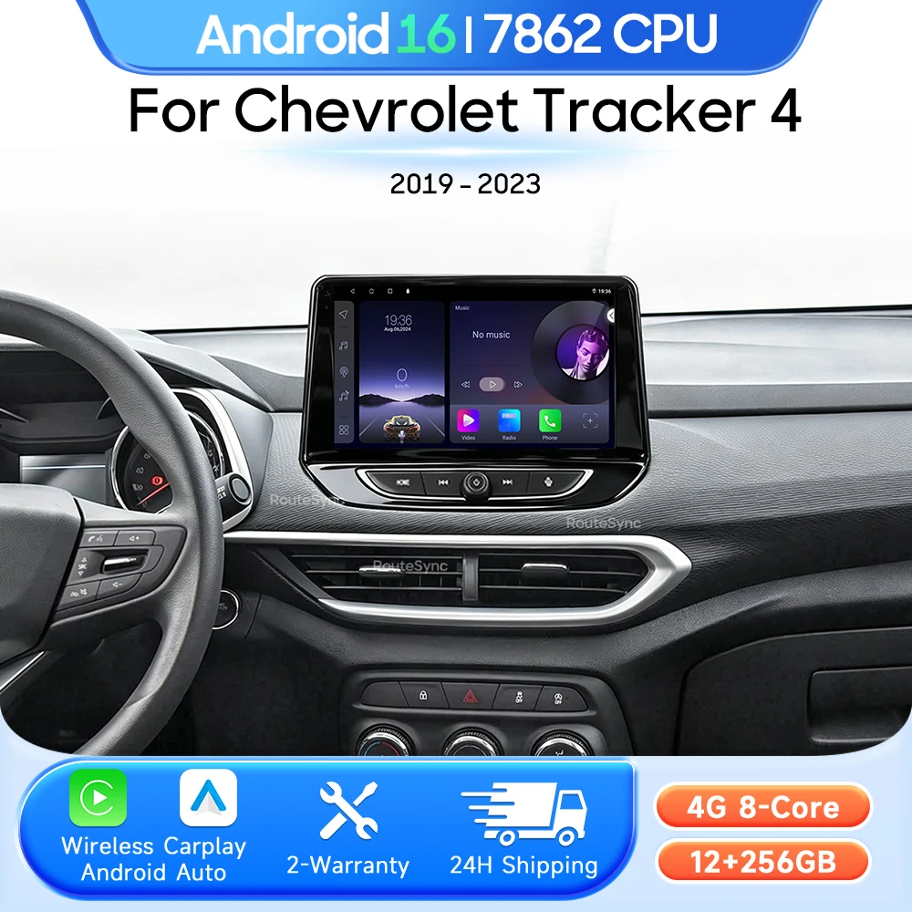 Car Multimedia Player For Chevrolet Tracker 4 2019 2021 2022 2023 Android 16 Radio Carplay Auto 2din GPS Navigation Stereo Video