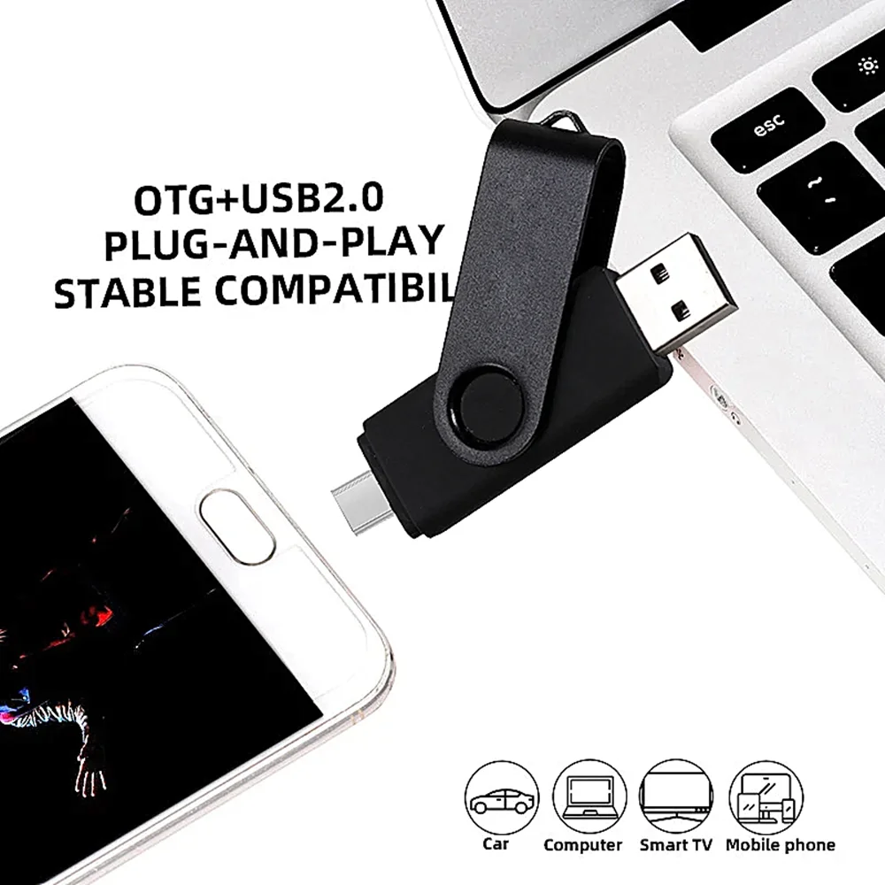 

Металлический OTG-накопитель 2 в 1, флешка Type-C, 128 ГБ, USB-накопитель 4 ГБ, 8 ГБ, 32 ГБ, 64 ГБ, 128 ГБ, USB-флешка, флеш-накопитель, USB-память