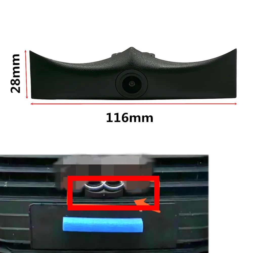 

YIFOUM HD CCD Car Front View Parking Night Vision Positive Waterproof Logo Camera For Audi A4 A4L B8 B9 8W 2016 2017 2018-2020