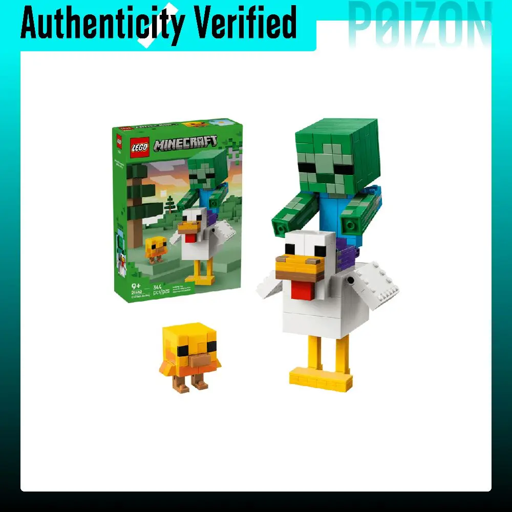 LEGO Minecraft Chicken Rider Plastic Building Blocks 344pcs 21582 ABS 21582-ABS