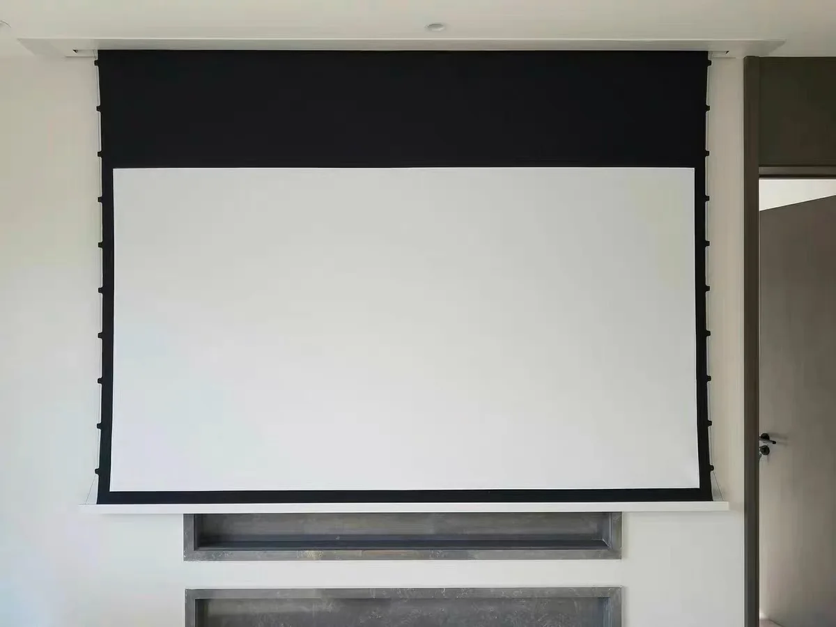 NP 100 Inch Electri Cceiling Drop Down Screen ALR Projection Screen CBSP Motorized Projetor Screen For Laser Beamer