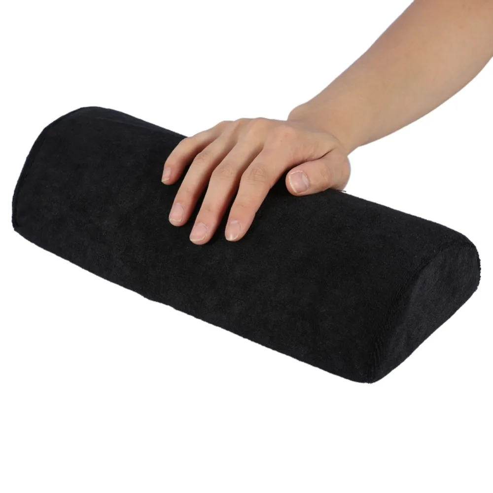 Detachable Manicure Hand Pillow Soft Sponge Nail Art Hand Pad Half Round Washable Hand Rest Cushion Home Use view 4