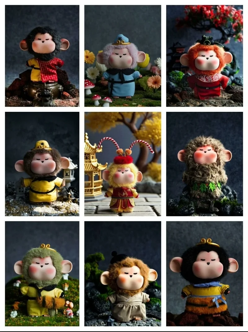 

New WuKong Journey to the West Series Pendant Vinyl Blind Box Kawaii Decorations Surprise Box Collect Child Toy Birthday Gift