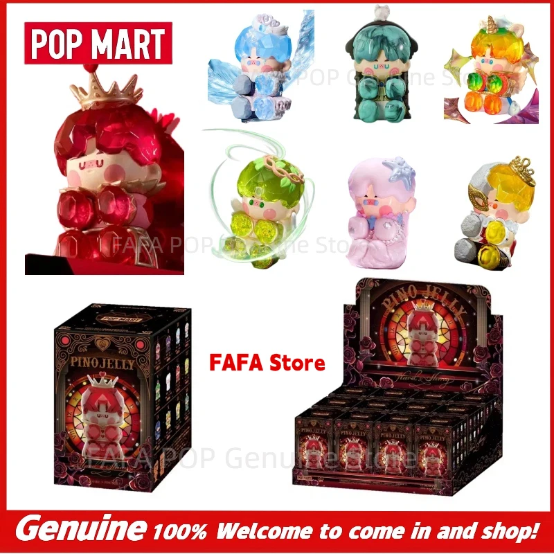 Genuine POPMART PINO JELLY Stay True Shine Series Blind Box Figure Cute Collectible Decorative Ornament Surprise Gift For Girls