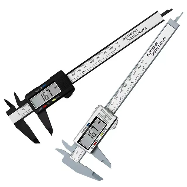 Suwmiarka cyfrowa 6 cali elektroniczna suwmiarka z noniuszem 100mm suwmiarka mikrometr cyfrowa linijka narzędzie pomiarowe 150mm 0.1mm
