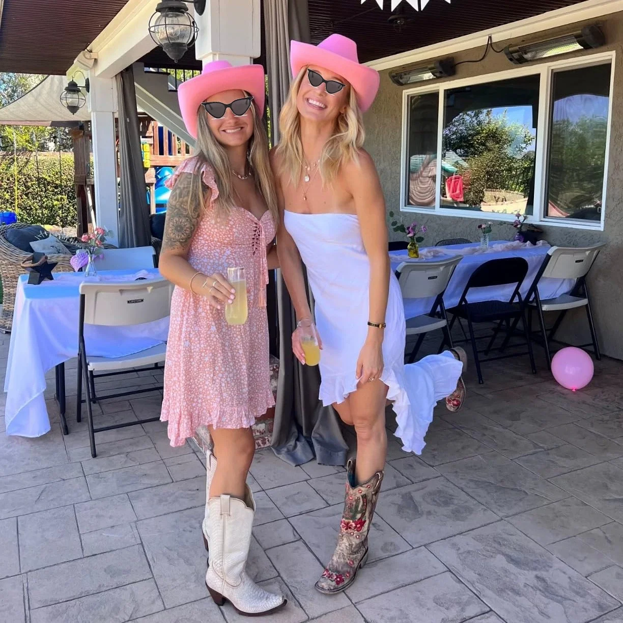 Men's and Women's Sun Hats, Pink Cowboy Hats, Christmas Fancy Dress, Women's Party Costumes, Jazz Hats