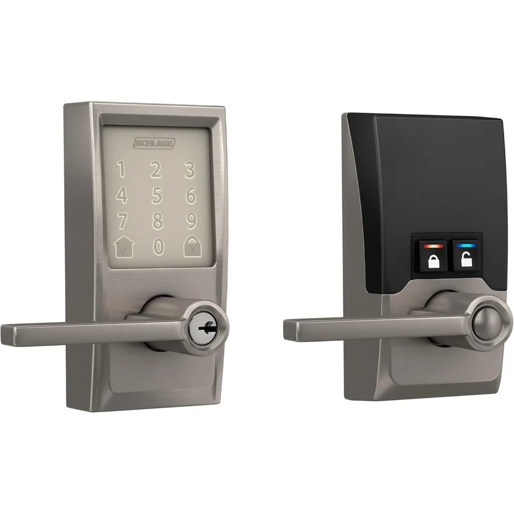 

FE789WBCEN619LAT Encode Century WiFi Latitude Lever Smart Keyless Entry Touchscreen Door Lock, Satin Nickel