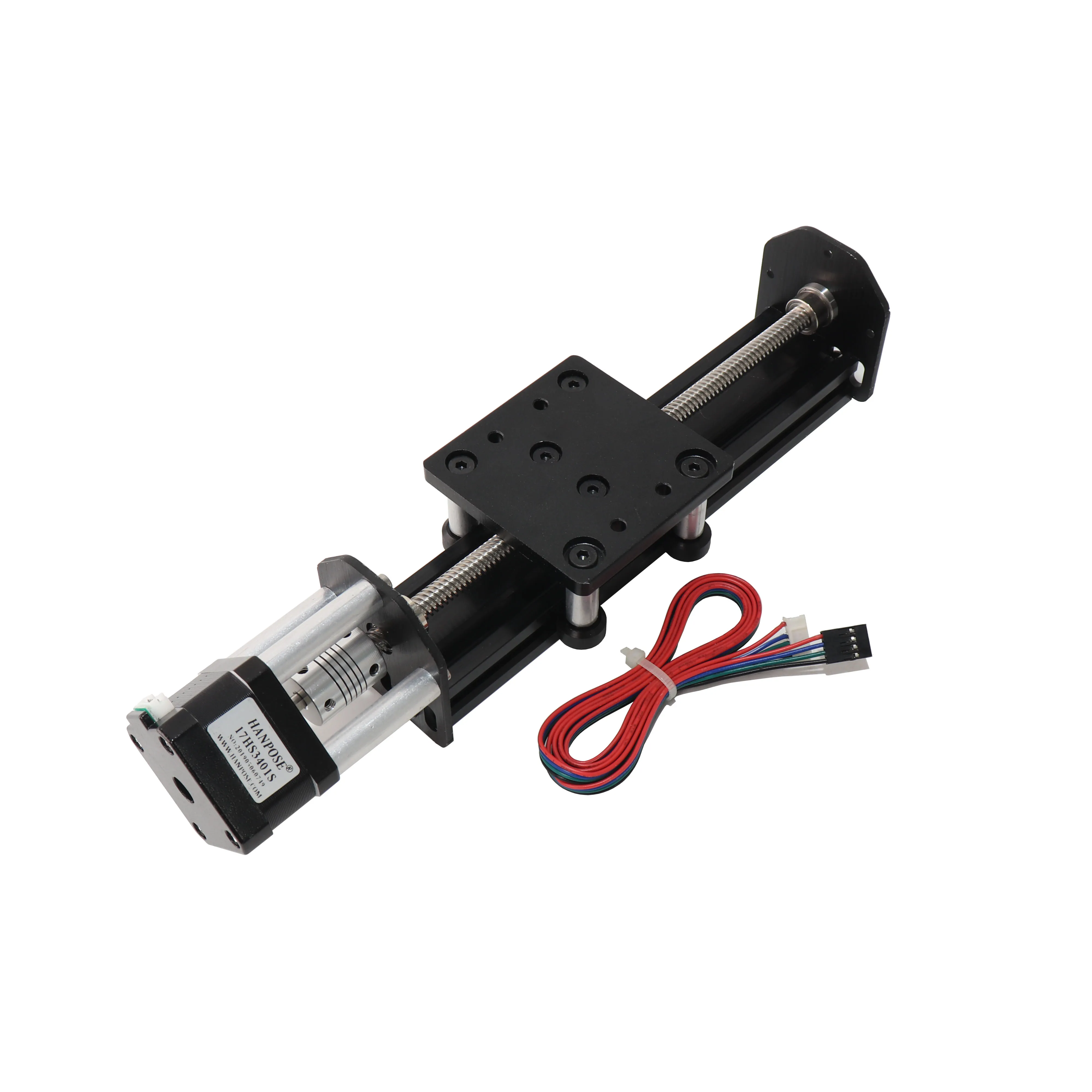 Hpv4 خطوة المحرك 200 مللي متر Nema17 موتور 12 فولت ثلاثية الأبعاد أجزاء الطابعة دليل الحركة الخطية التصنيع باستخدام الحاسب الآلي محرك متدرج صغير الكرة المسمار #5