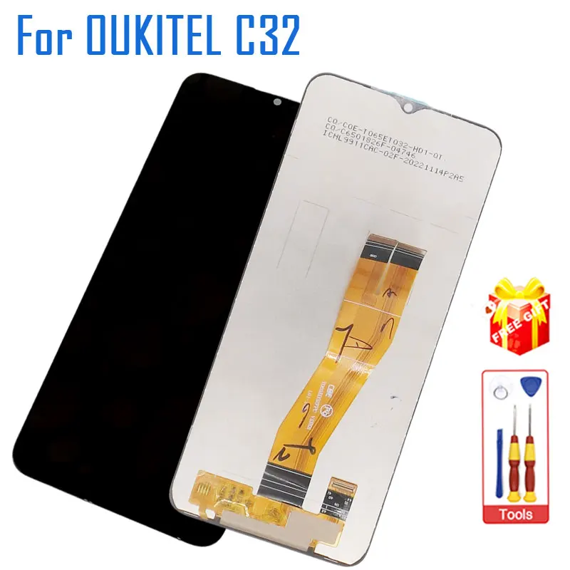 

New Original OUKITEL C32 Touch Screen + LCD Display Assembly Accessories For OUKITEL C32 Smart Phone