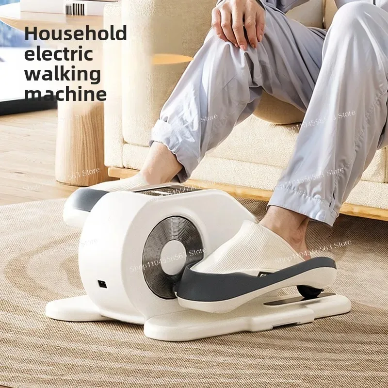 

Electric Walker Household Leg Exerciser Pedal Bike for Seniors Fitness Recovery Walking Machine Home Use