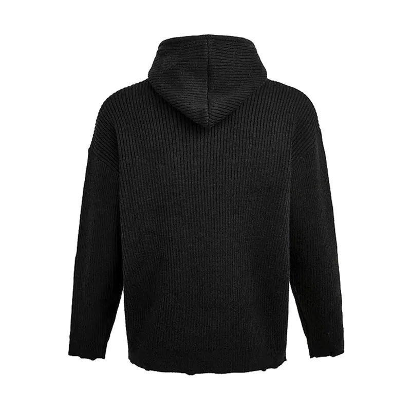 

Осень-зима 2025: новый свитер с капюшоном в американском стиле со старыми деньгами, простой и высококачественный, мужской и женский пуловер.